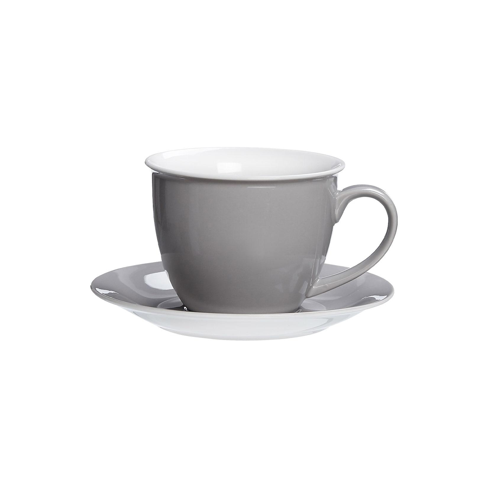 Ritzenhoff & Breker Milchkaffee Tasse mit Untertasse Doppio 350 ml