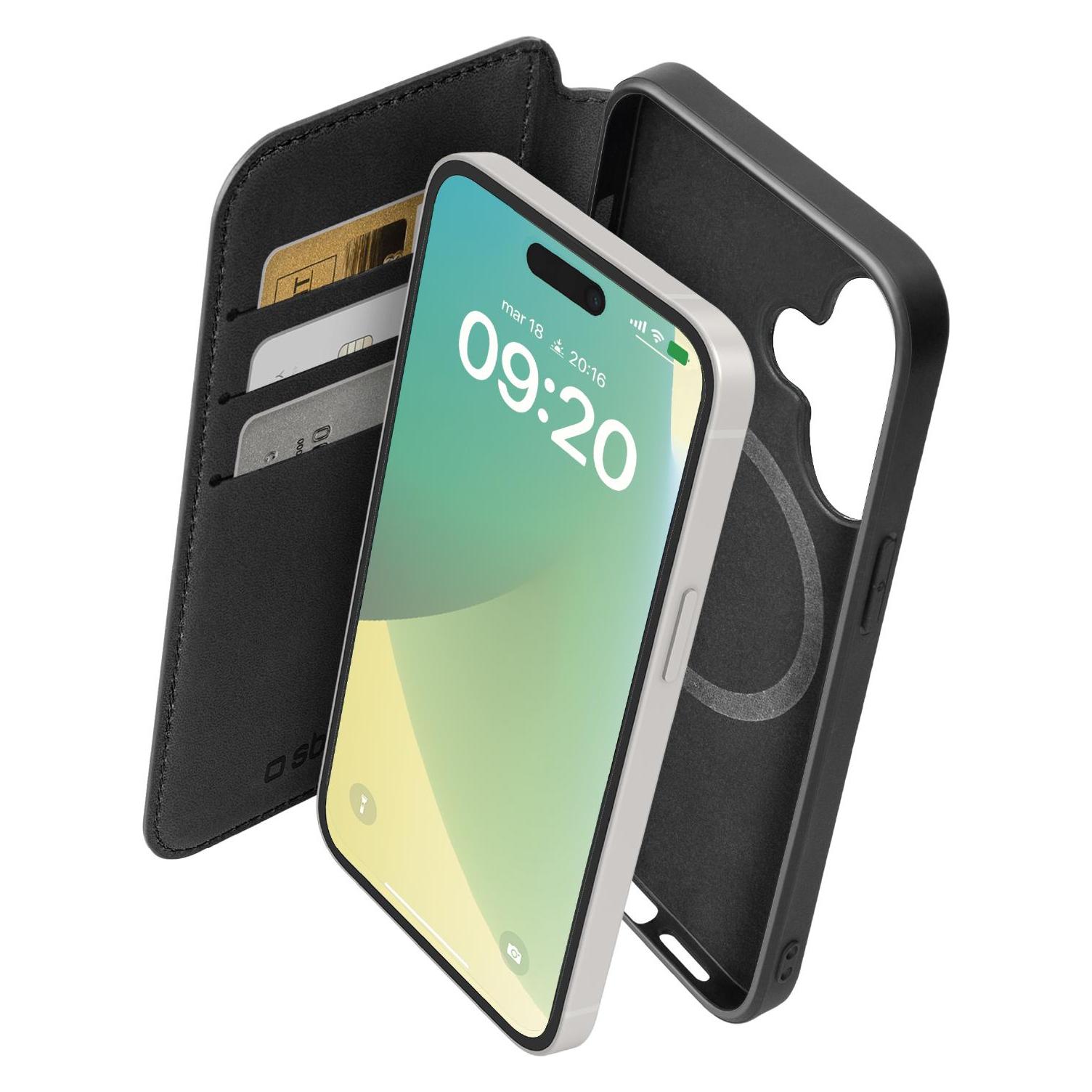 SBS Wallet Mag (Apple iPhone 16) (TEBKMAGSFIP1661K)