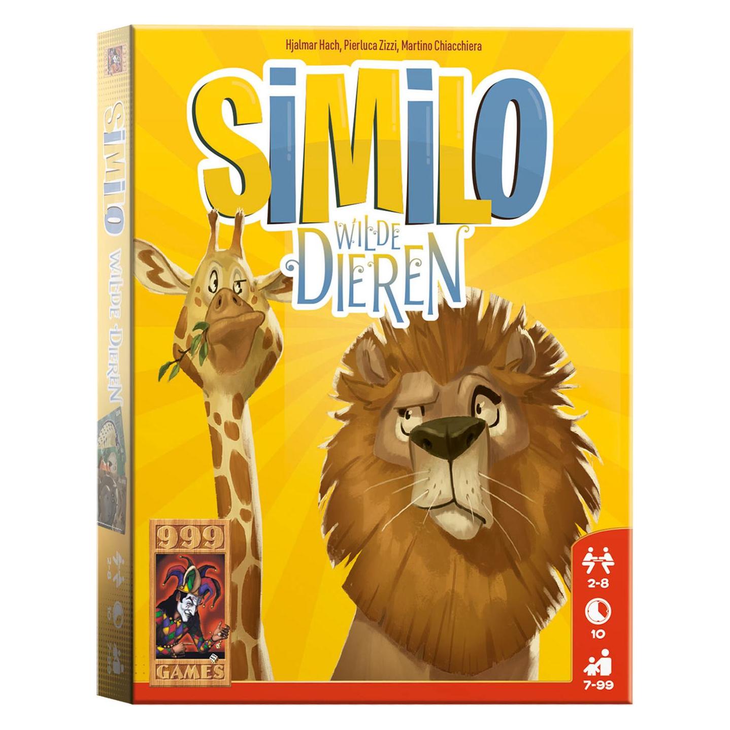999Games Similo: Kartenspiel mit wilden Tieren (Niederländisch) (42296071)
