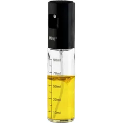 Präziser Ölsprüher, Essig & Öl, 100ml, für Küche & BBQ – Feine Zerstäubung, gleichmässiges Auftragen, Edelstahl und Glas