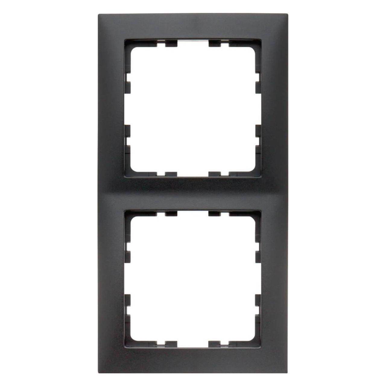 Berker Ramme 2 modul S.1 antracit (WEX-10129949)