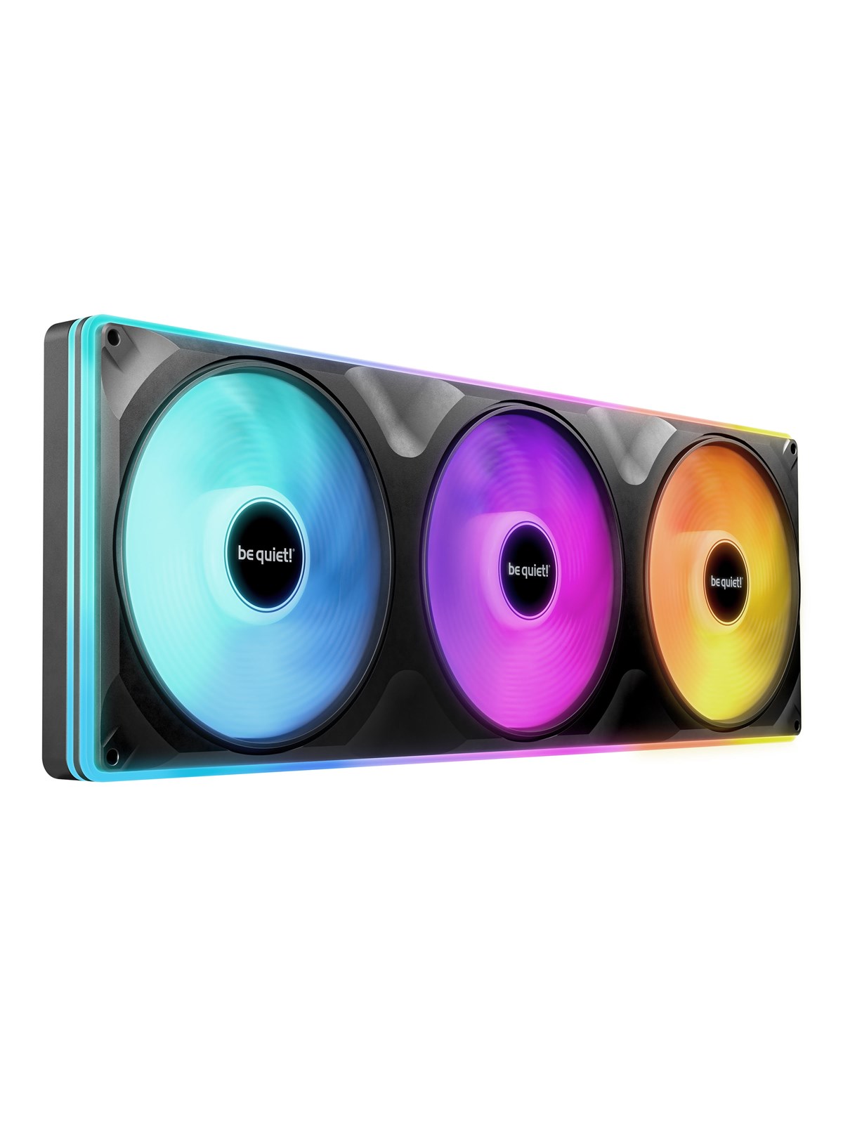 be quiet! Light Wings Pro IO - Gehäuselüfter - 420mm - Schwarz mit RGB LED - 33 dBA