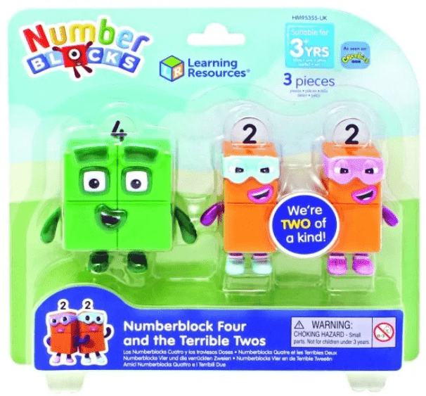 Learning Resources - Numberblocks Four and the Terrible Twos for Ages 3+