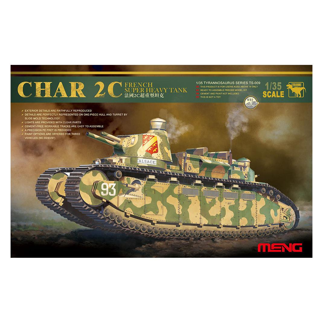 Meng-Model French super heavy tank Char 2C (TS-009)