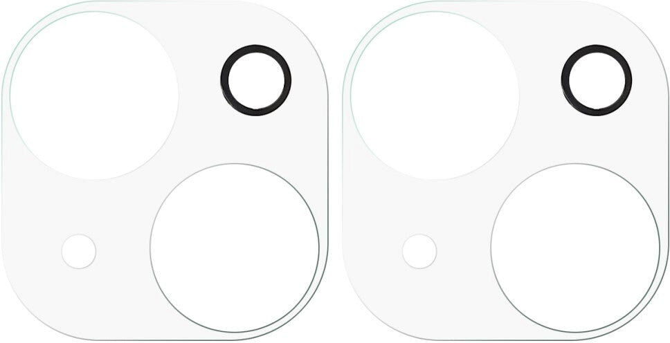 INCOVER iPhone 14 / 14 Plus Hærdet Beskyttelsesglas til Kameralinse 2-pak - 9H - Gennemsigtig