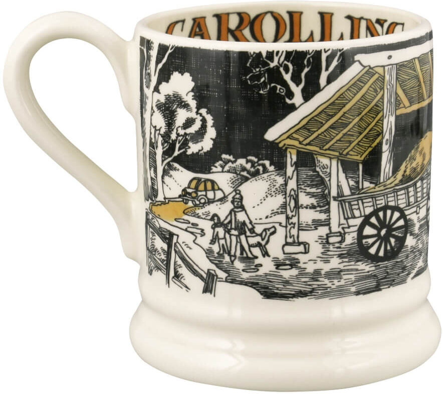 Emma Bridgewater Festive Half Pint Mug - Christmas Carolling