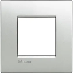 Legrand LNE4802TE Abdeckrahmen Light Air Europe: 1-fach, 2 Module, Farbe: Tech
