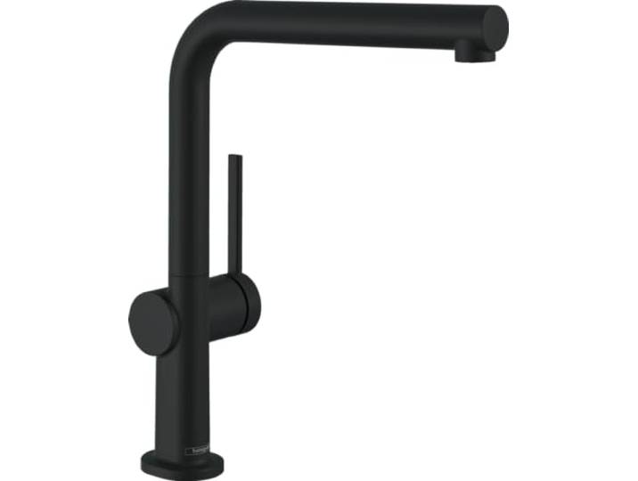hansgrohe Talis M54 - Küchenarmatur, 1 Strahlart, Wasserhahn Küche mit Auslaufhöhe 270 mm, Mischbatterie Küche 360° schwenkbar, Mattschwarz, 72840670