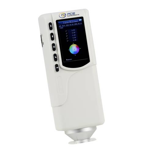 PCE Instruments Farbmessgerät PCE-CSM 4 |CIEL*a*b*C*h |CIEL a* b* |CIEXYZ |Messöffnung Ø 20mm |Software |LED
