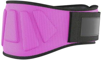 Inspired Living PowerCore Weight Lifting Belt Gym Lumbar Support Belt For Strength Training And Powerlifting l purple