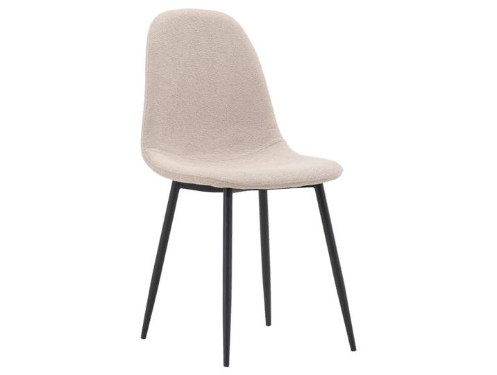 Livetastic Stuhl-Set, Schwarz, Beige, Metall, rund, 45x90x52 cm, abwischbar, Esszimmer, Stühle, Esszimmerstühle, Esszimmerstühle-Set