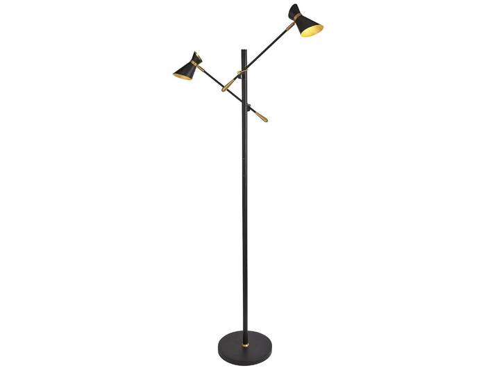LED lampadaire\, or\, noir\, H 160 cm\, DIABLO