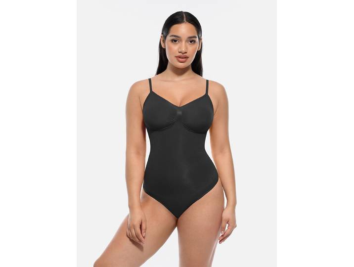 Feelingirl Body sans coutures - Soutien du ventre - 3XL/4XL - Noir