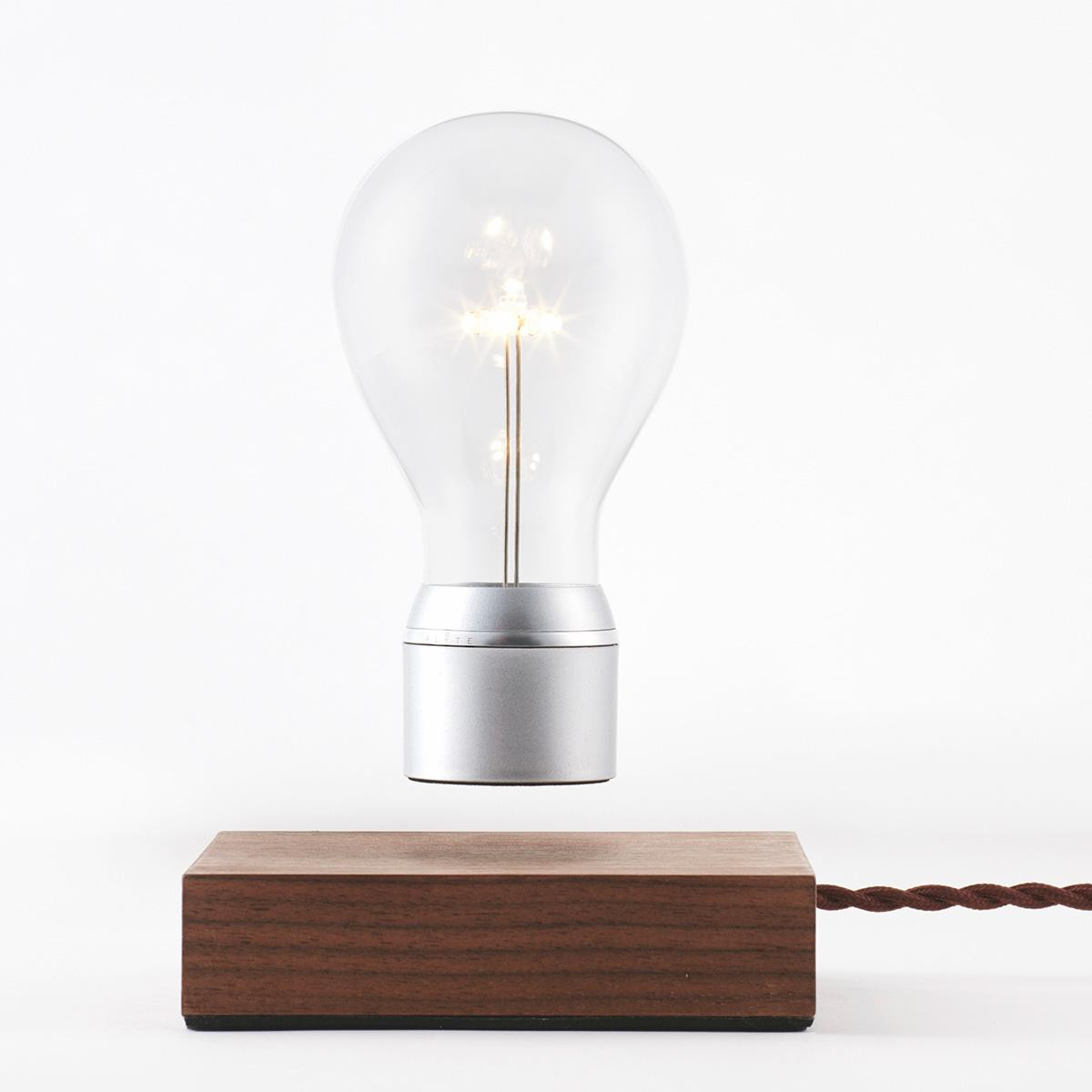 Flyte ronde LED tafellamp met zwevend accenteffect