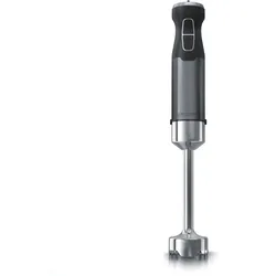 Arendo Edelstahl Stabmixer in grau Handmixer - Pürierstab - stufenlose Regelung