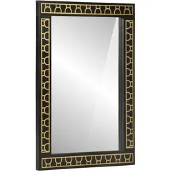 vidaXL Badspiegel 50x70x2,5 cm Massivholz Mango und Glas