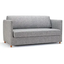 INNOVATION LIVING Schlafsofa Olan Stoff Grau Granit