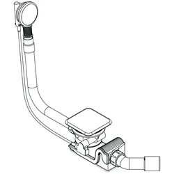 Kaldewei Garnitur KA4080 alpinweiß, Invisible Grip, Deckel-Invisible Grip, 687772001001 687772001001