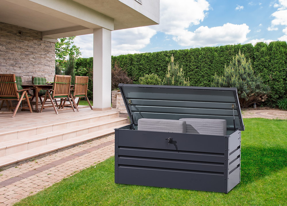 JUNGELMAR Gartenbox anthrazit 130X61X62 cm 10004788