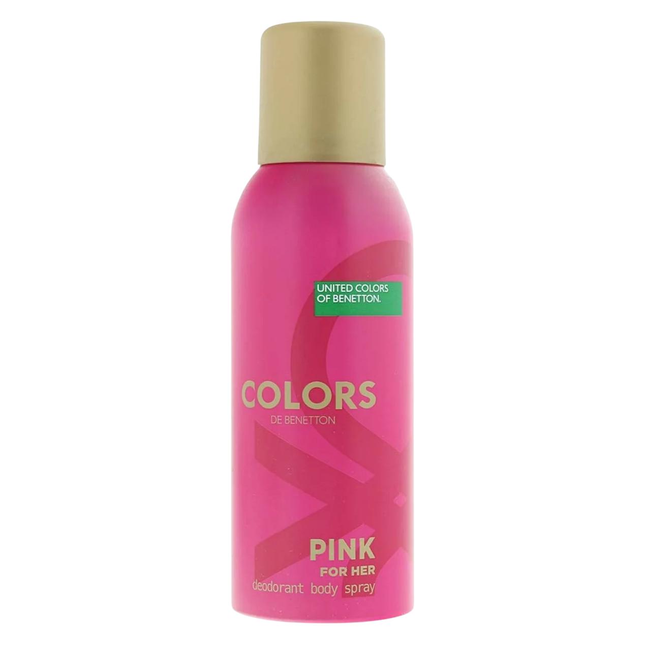 United Colors of Benetton Benetton Colors de Benetton Pink Deodorant Spray 150ml (Spray, 150 ml) (24569015)