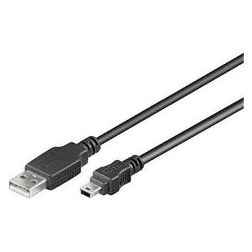 PremiumCord Cable mini USB, A-B, 5 pins, 1m (1 m, USB 2.0) (KU2M1A)