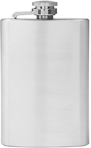Flasque personnalisé en inox Ingrid métal acier inoxydable argenté