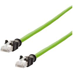 Metz Connect 142M2X55050 RJ45 Patchkabel CAT 6a S/FTP 5.00 m Grün PUR-Mantel, Säurebeständig, Ozonbeständig, UV-Beständig, Schleppkettenfähig, Halogenfrei,