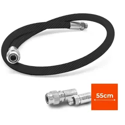 Miflex Extreme Inflator Schlauch - 55 cm - Carbon