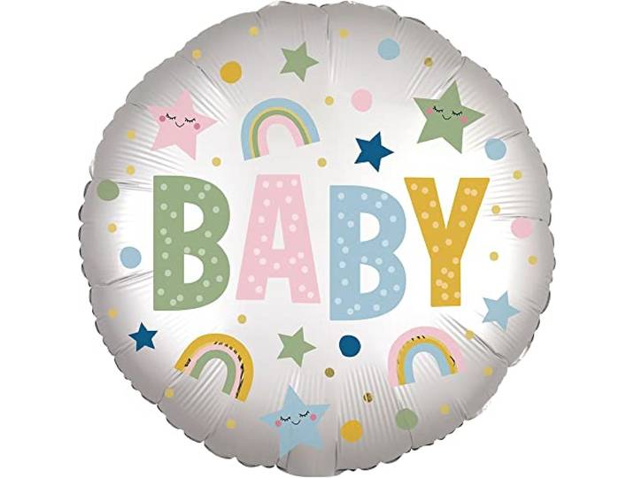 amscan - Aluminium ballon voor baby's 1e verjaardag 43 cm