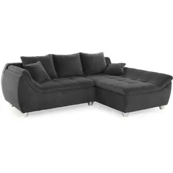 Ecksofa Genua Cord Grau