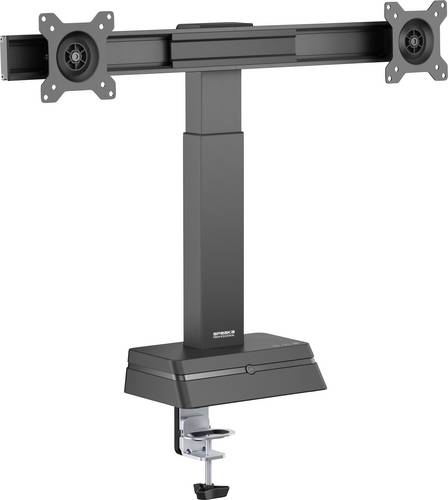 SpeaKa Professional SP-EMS-100 Monitor-Standfuß 2 Display(s) 43,2cm (17") - 68,6cm (27") Motorisiert, Höhenverstellbar