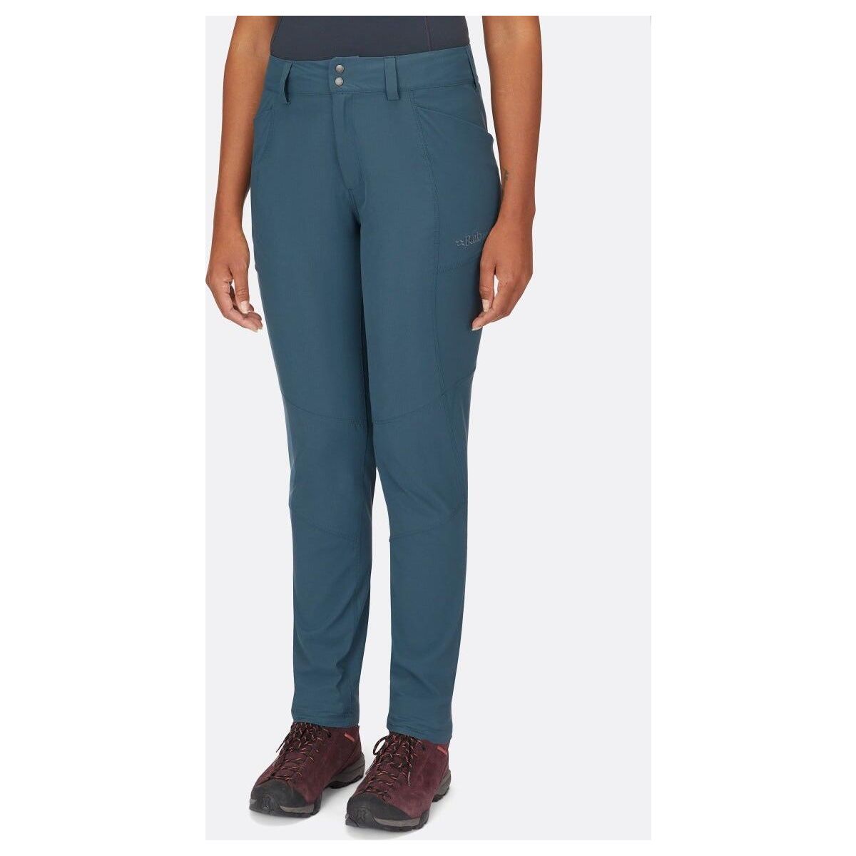 Rab Incline Light Pants Wmns orion blue (ORB) 12 Regular QFV-06-ORB-12-RG