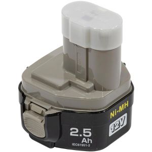 Makita Werkzeugakku 1234 NI-MH, 193100-4, 12V / 2,5Ah, Stab-Akku