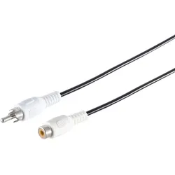 Cinchstecker - Cinchkupplung, 2,5m
