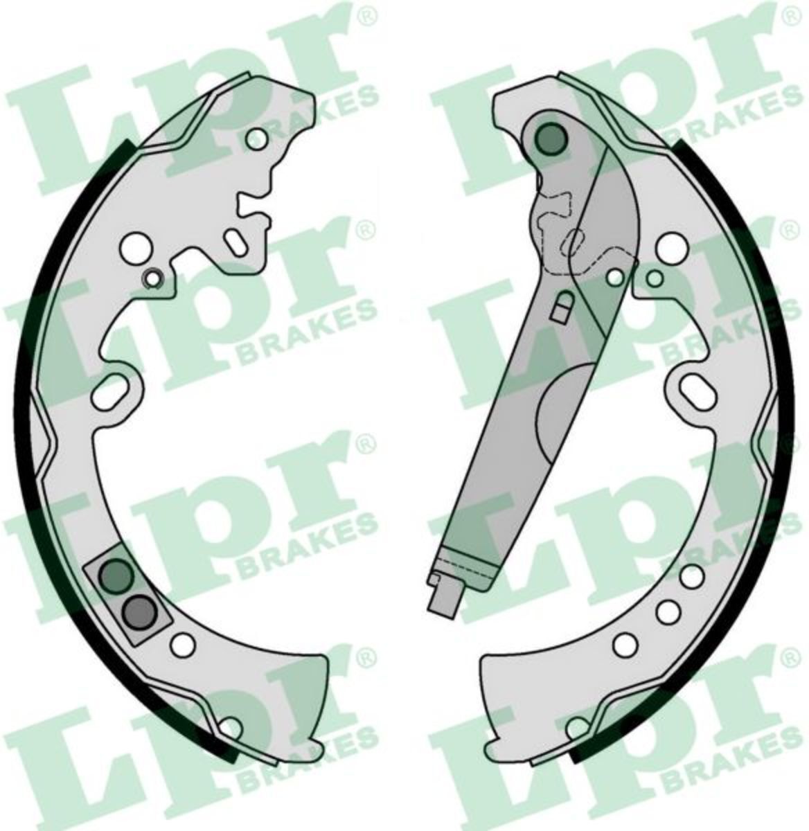 Bremsbackensatz LPR 09205