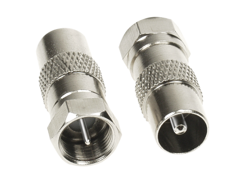 ACV Antennenadapter F-Stecker -> Koax - Stecker