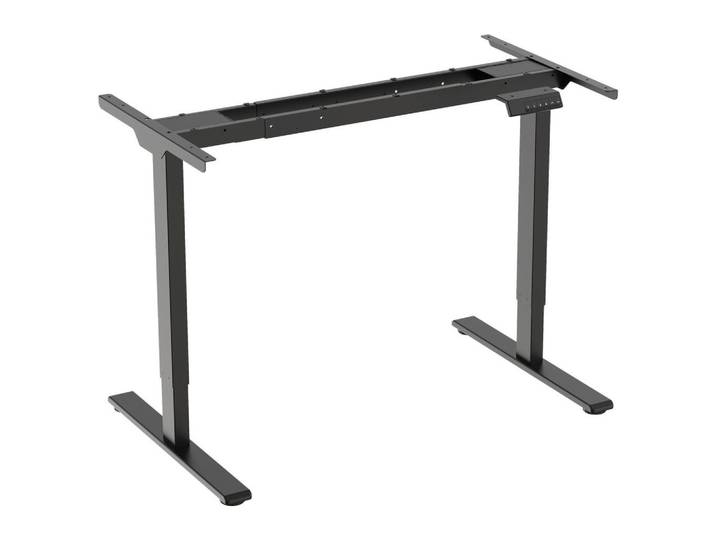 Mid.you Tischgestell, Schwarz, Metall, Abstraktes, Säule, 112x70x119 cm,