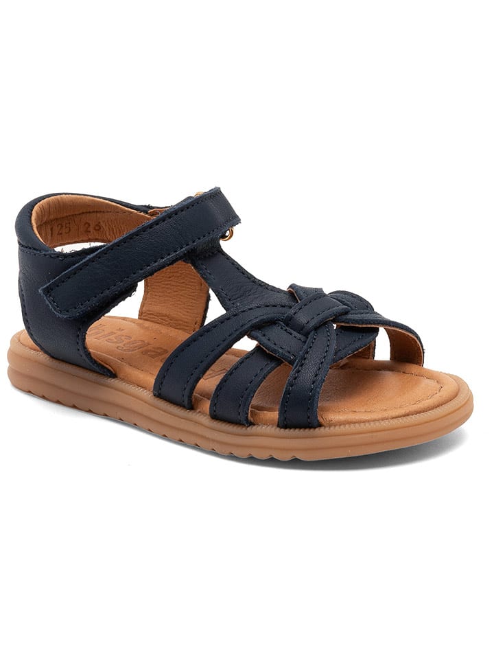 bisgaard Leder-Sandalen in Dunkelblau - 25