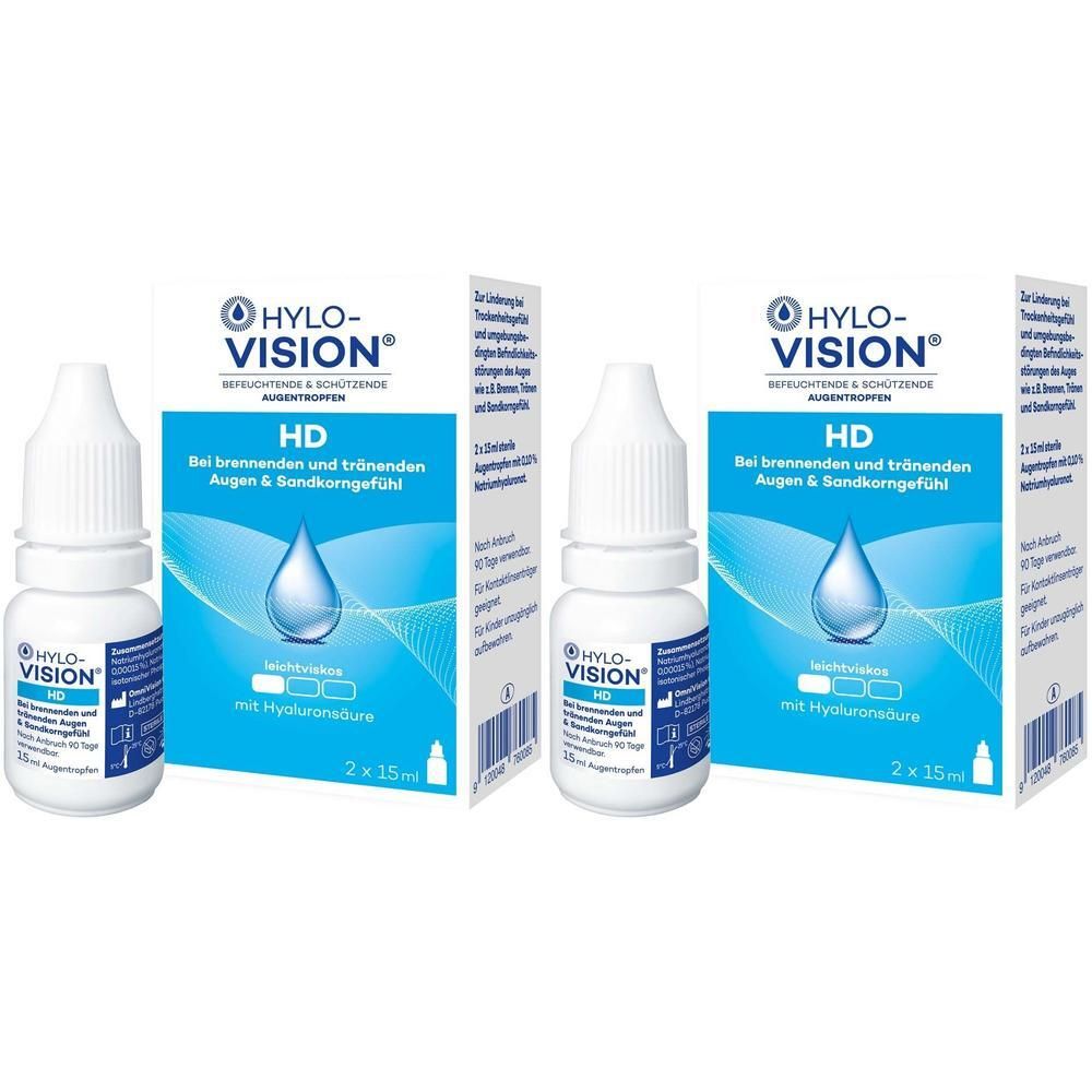 Hylo Vision HD x2 2x30 ml Augentropfen