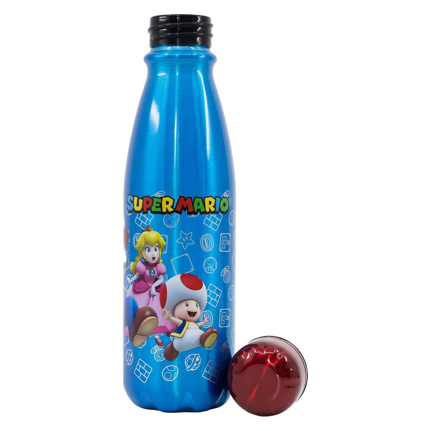 Stor Super Mario - Kinder Aluminiumflasche, 600 ml (0.60 l) (75240)