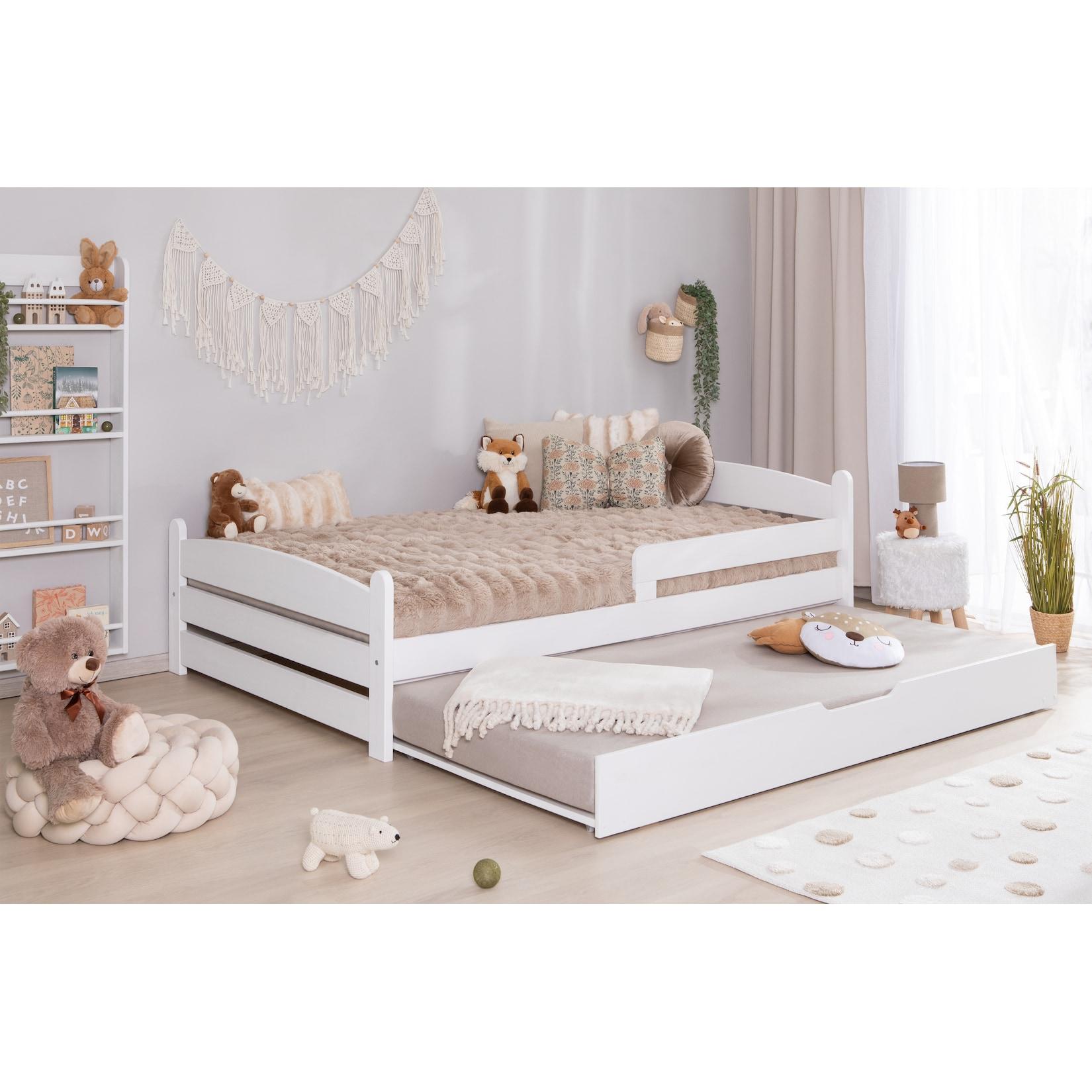 TiCAA Einzelbett „Mello“, Kinderbett, Jugendbett, Schlafzimmer, Kinderzimmer