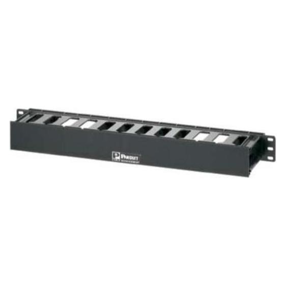 Panduit PatchLink Horizontal Cable Manager - Kabelmanagement - Schwarz - 1U - 48.3 cm (1 (WMPFSE)