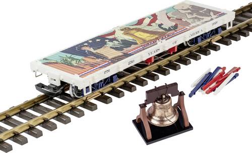 LGB L40598G Flachwagen "250 Jahre Amerika"-Sonderedition
