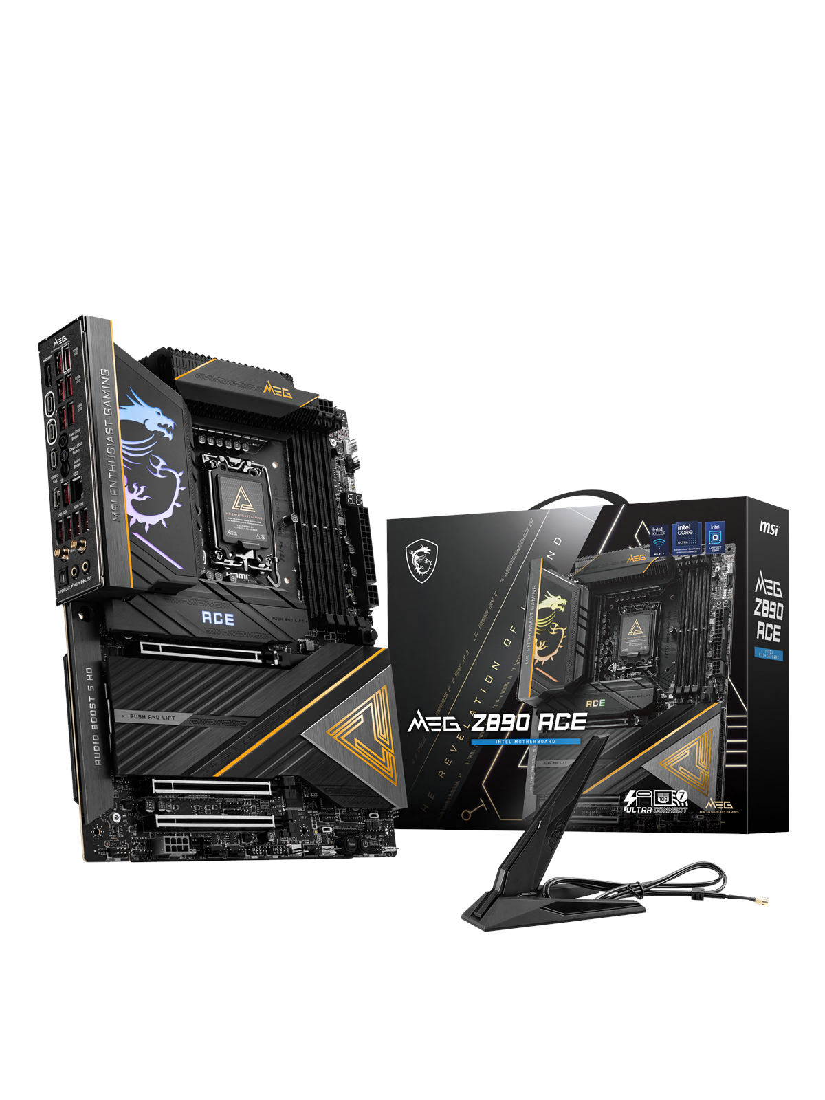 MSI MEG Z890 ACE Mainboard - Intel Z890 - Intel LGA1851 - DDR5 RAM - ATX