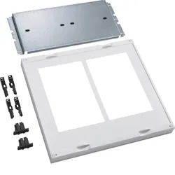 Hager UC32ST1 Bausatz, universN, 450x500mm, für zwei Trenner NH1 auf Montageplatte