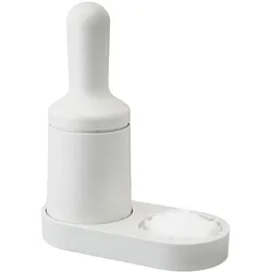Stelton RigTig by Pfeffermühle und Salzschale, Pfeffermühle + Salzmühle, Grau