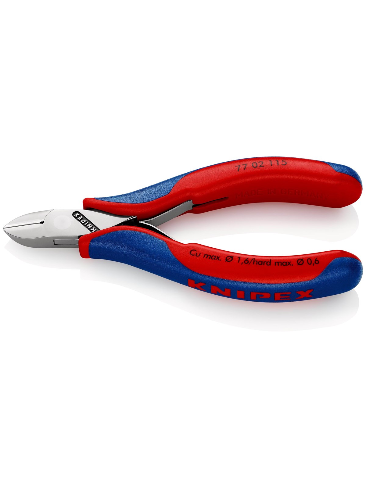 KNIPEX Elektronik-Seitenschneider, mit durchgestecktem Gelenk