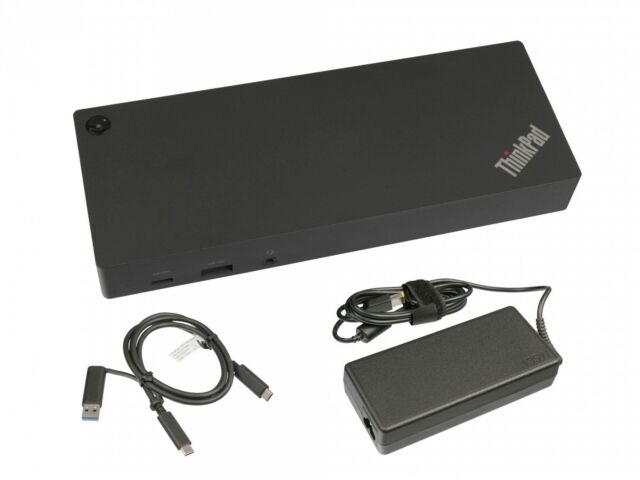 Lenovo USB-C USB 3.0 Port Replikator inkl. Netzteil 135 W Schwarz (SD20Q13457)