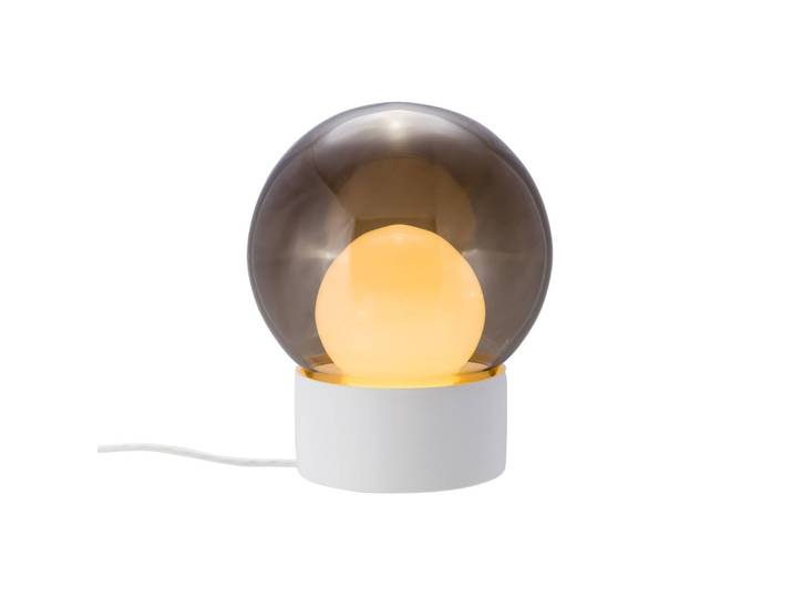 pulpo Designer Tischlampe Boule Small, weiß / opal, für Wohn- / Esszimmer, Keramik, Design