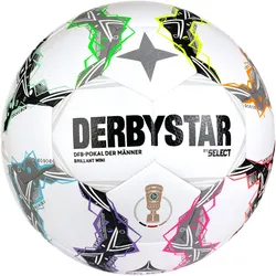 DERBYSTAR DFB-Pokal Brillant Fußball Miniball Kinder weiß 47 cm
